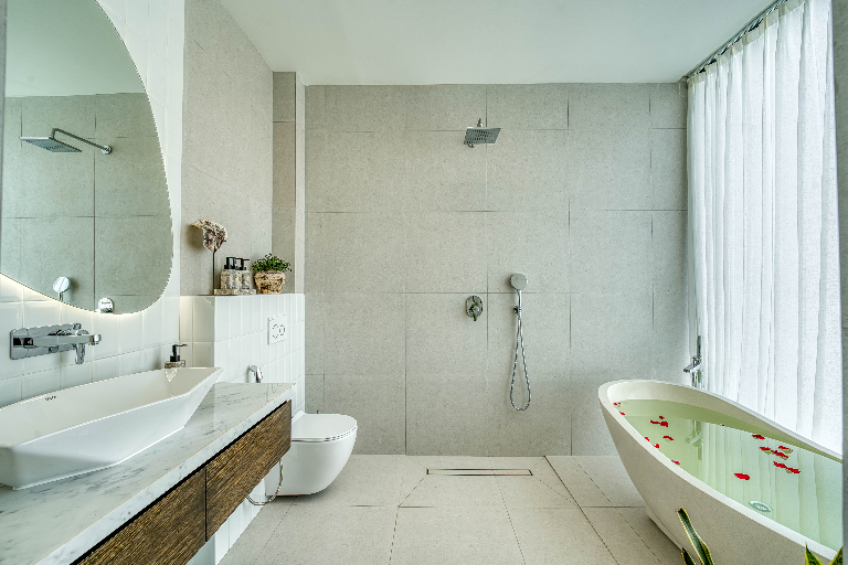 New Luxury Ocean View Villa - Pandawa Beach — 5 minutes - Rooftop BBQ, 3-bed villa for rent in Nusa Dua – photo 11 of 15
