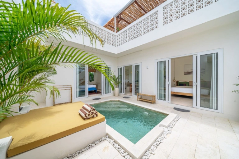 YEARLY Rent – 2BR Mediterranean Villa in Cemagi with Rooftop Ricefield View, 2-bed villa for rent in Seseh – photo 4 of 15