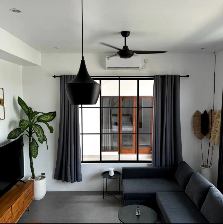 Cozy 2-Bedroom Villa for Rent in seseh, Canggu available 2 min gym omni, 2-bed villa for rent in Seseh – photo 2 of 12