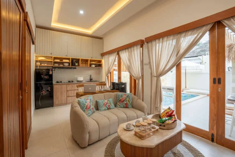 Brand New Tropical Terrazzo Villa for Rent, 2-bed villa for rent in Uluwatu – photo 9 of 15
