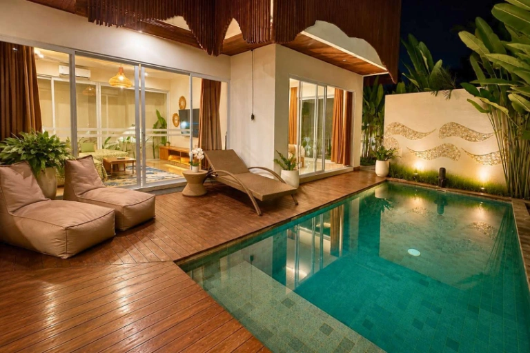 2BR Peaceful Villa Complex in Padonan, Canggu Only 10 Minutes from the Beach, 2-bed villa for rent in Canggu – photo 9 of 14