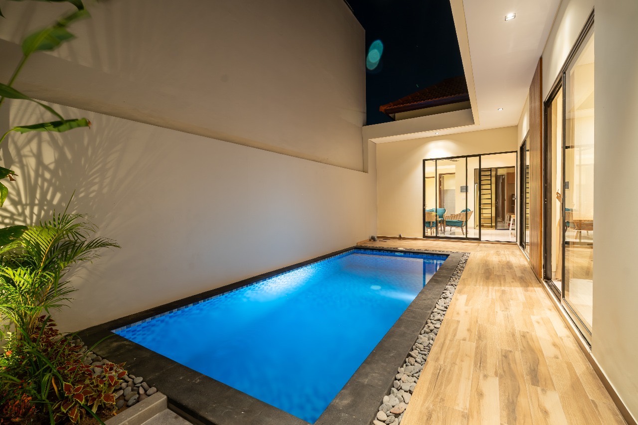 Brand New Villa 2 Bedroom with Private Pool in Pererenan 7 Minute Obsidian Gym, 2-bed villa for rent in Pererenan – photo 2 of 15