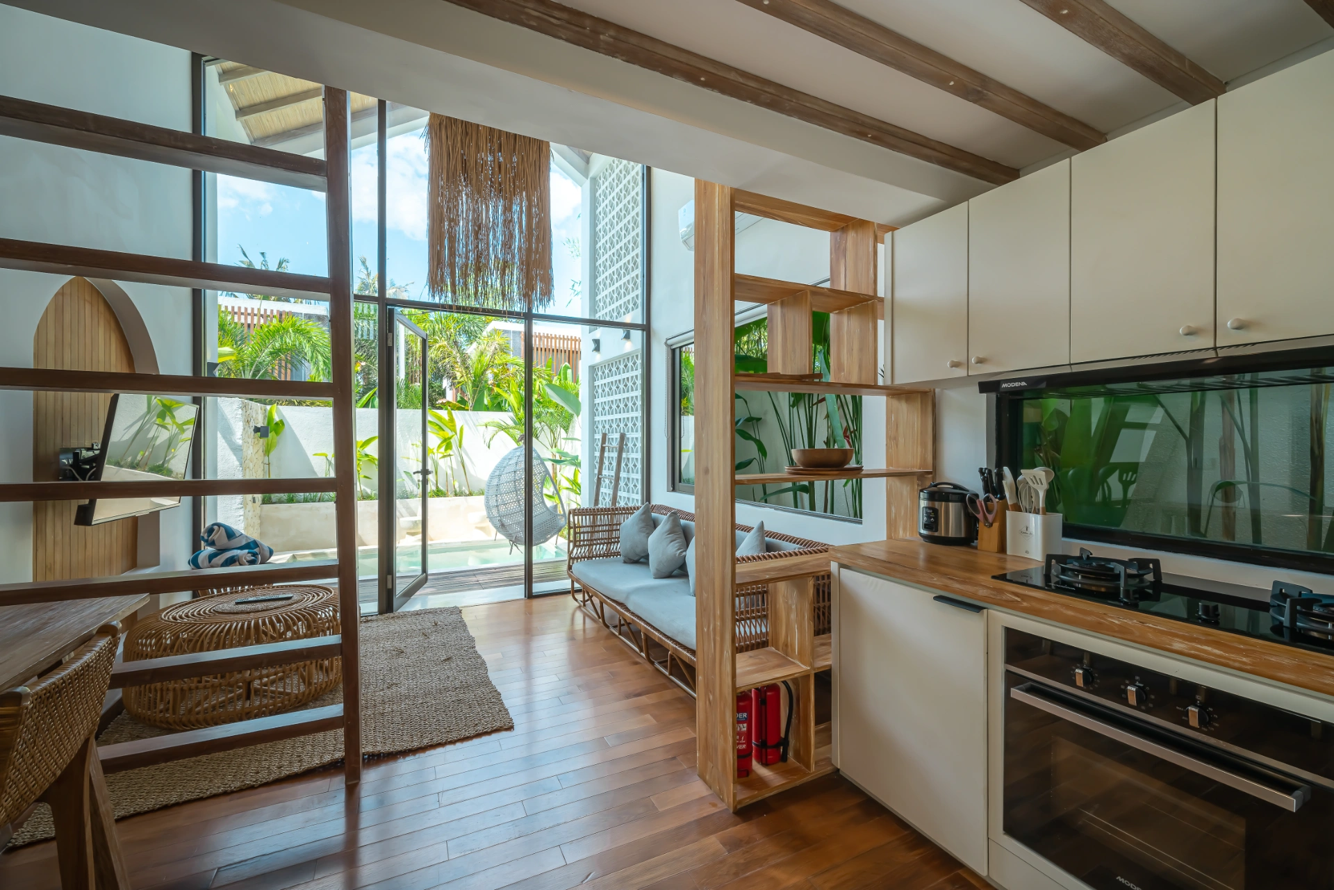 Villa Tiny 2 - Cozy & Romantic 1BR A-Frame - Nyanyi Beach Getaway, 1-bed villa for rent in Tabanan – photo 15 of 15