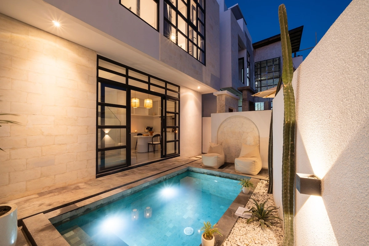 3 Min to Nunggalan Beach · 2BR · Ocean&Sunset View Rooftop, 2-bed villa for rent in Uluwatu – photo 3 of 15