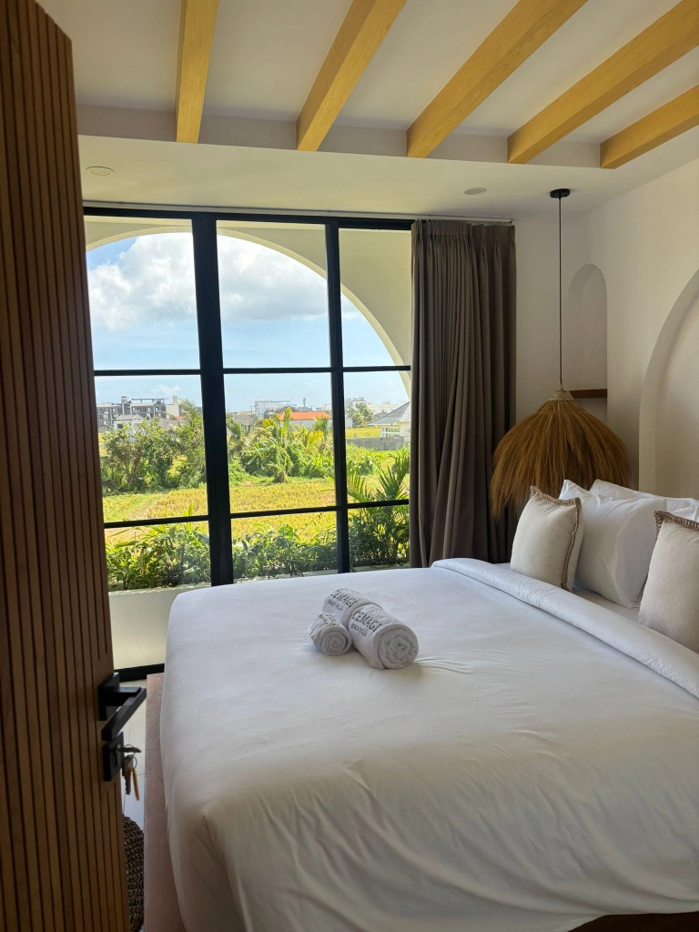 Peaceful 2BR Private Pool Villa • Walk to Cemagi Beach, 2-bed villa for rent in Seseh – photo 2 of 15