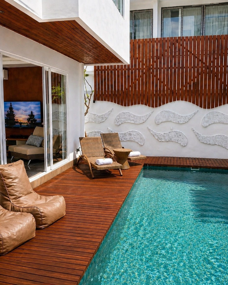 Private Pool Sanctuary 3BR Villa in Padonan, 3-bed villa for rent in Canggu – photo 14 of 15