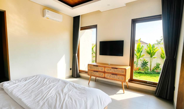 Villa For Rent 3 Bed In Tumbak Bayuh,Badung Bali, 3-bed villa for rent in Pererenan – photo 2 of 10