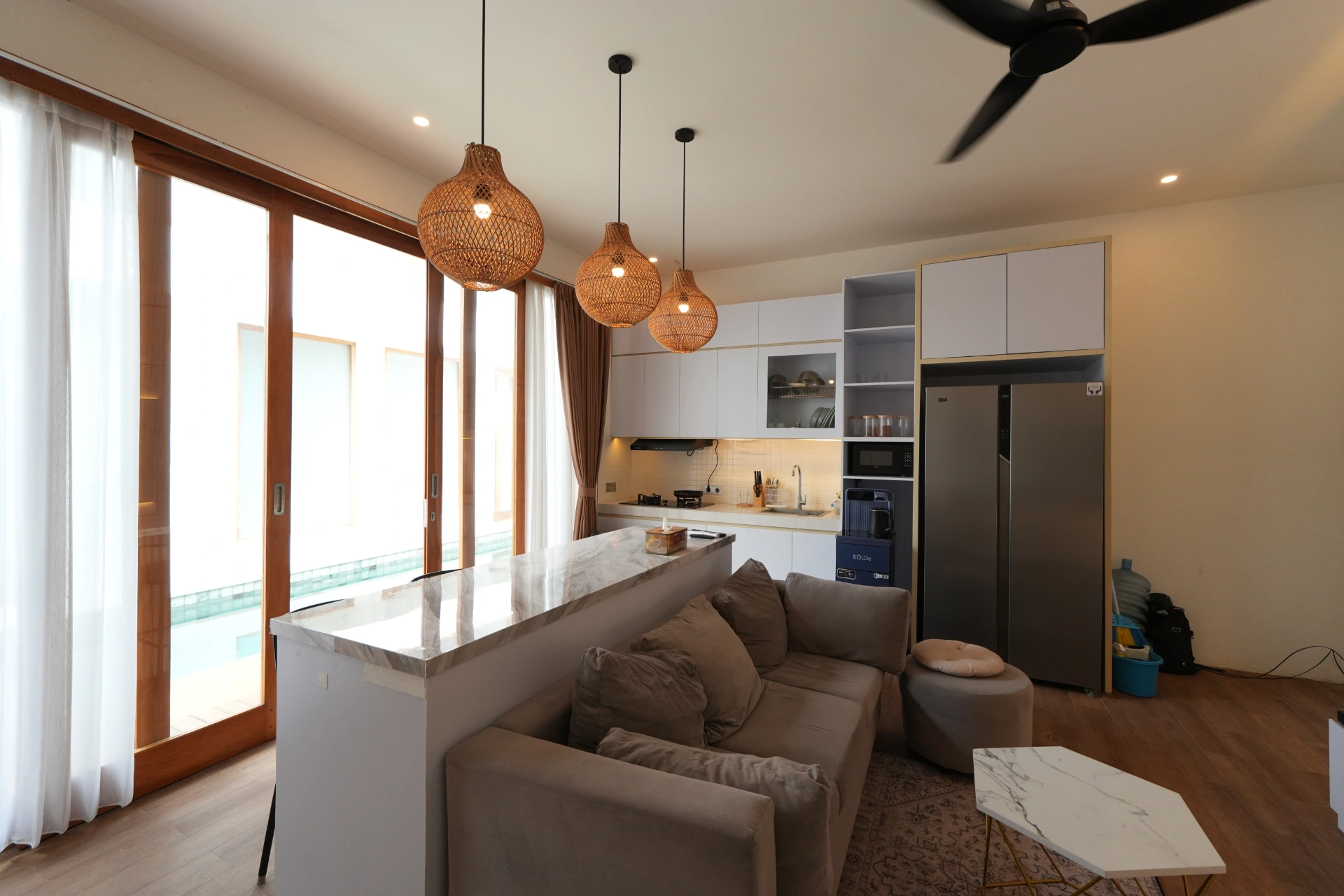 New 2 Bedroom Modern Villa in Kerobokan near Canggu, 2-bed villa for rent in Canggu – photo 8 of 15