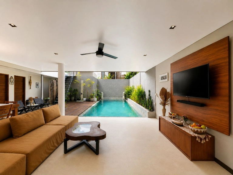 Modern Tropical 2 Bedroom Villa in Prime Umalas, 2-bed villa for rent in Canggu – photo 3 of 15