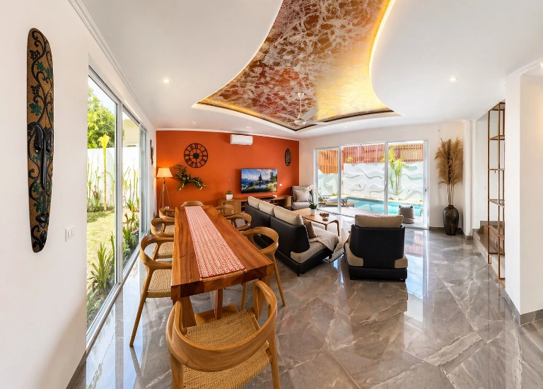 Private Pool Sanctuary 3BR Villa in Padonan, 3-bed villa for rent in Canggu – photo 6 of 15