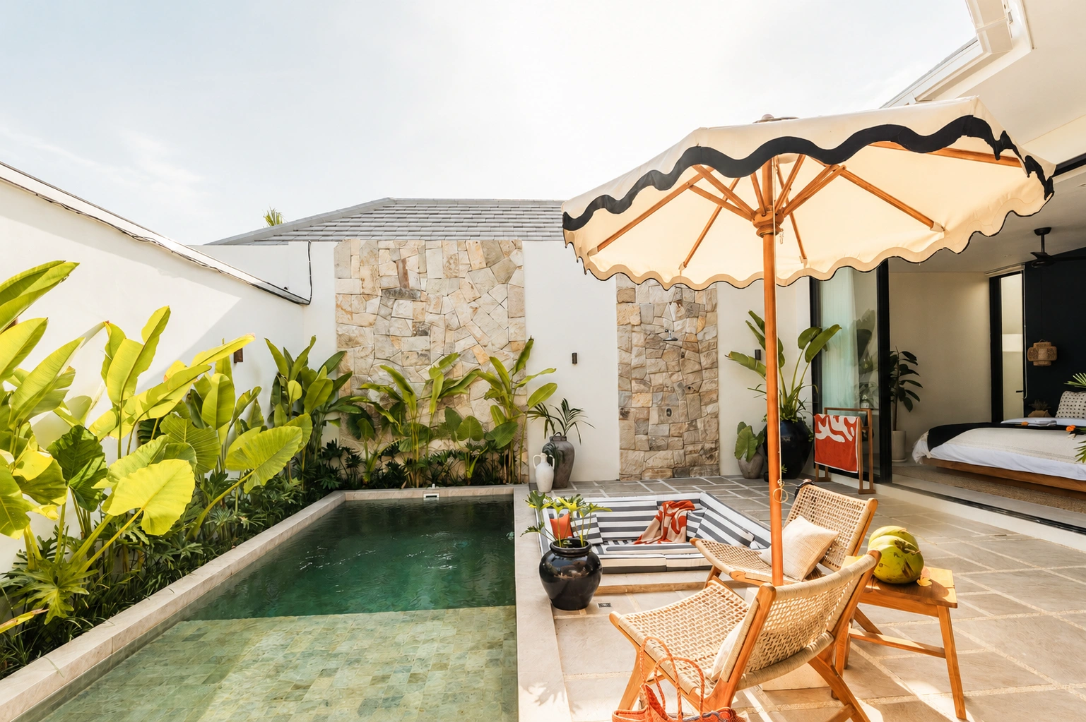 Villa Arcadia Kedungu | Modern 2BR Villa in Kedungu with Private Pool, 2-bed villa for rent in Tabanan – photo 4 of 15