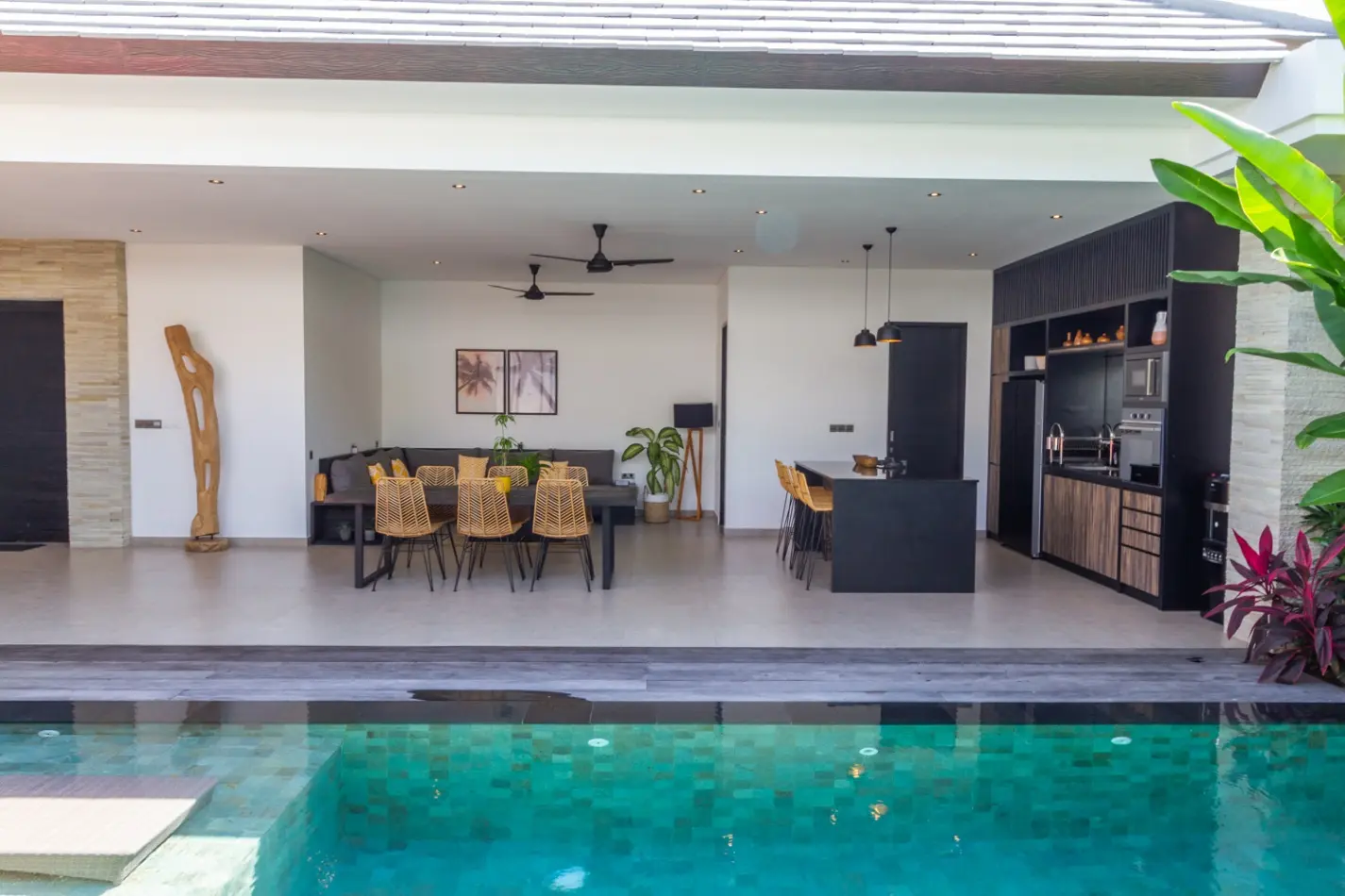 Villa Lys - Cheerful 3BD Pool Villa 5mins to Atlas Beach Club, 3-bed villa for rent in Canggu – photo 8 of 15