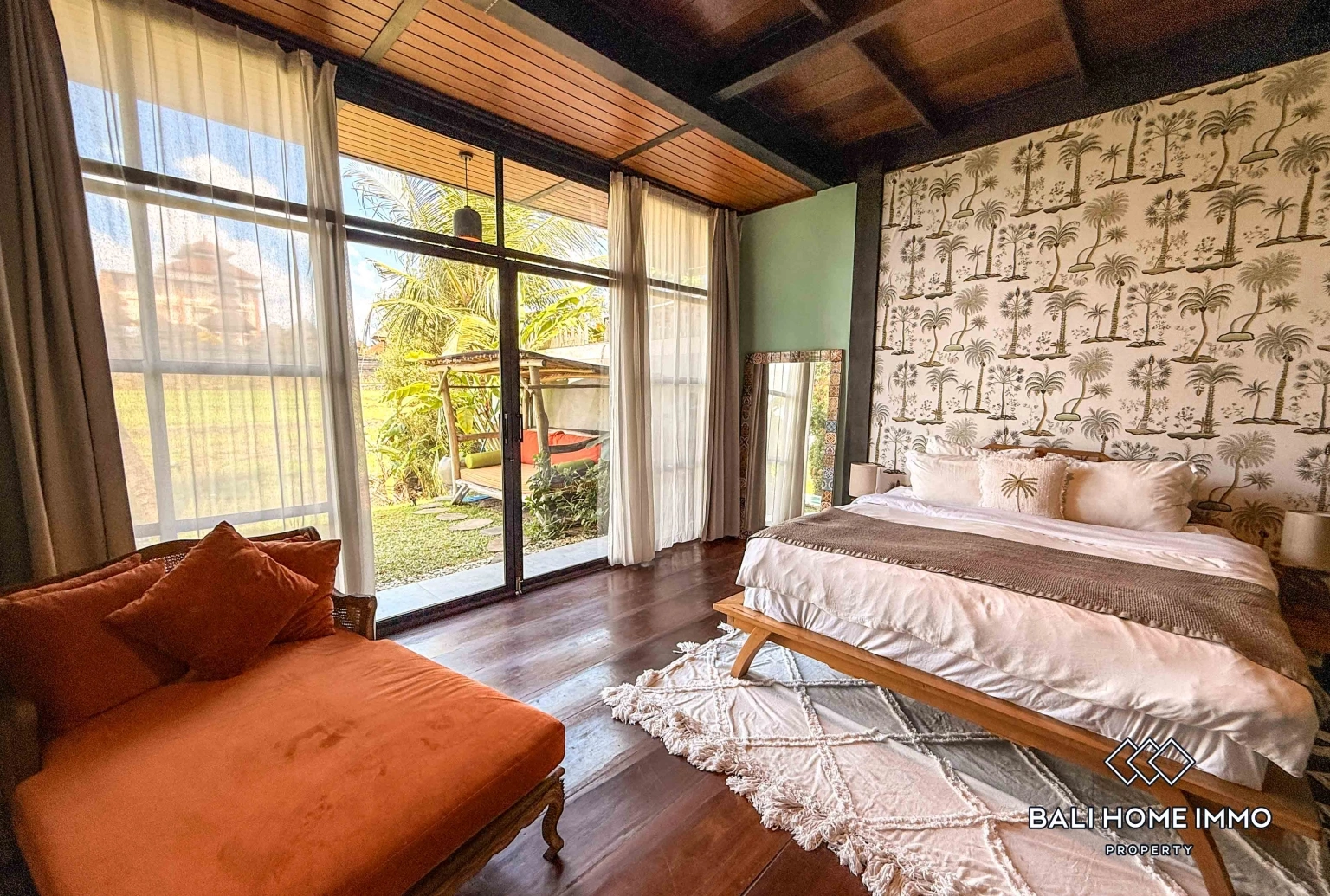 Ricefield view 2 Bedroom Villa in Cemagi Beachside, 2-bed villa for rent in Seseh – photo 7 of 14