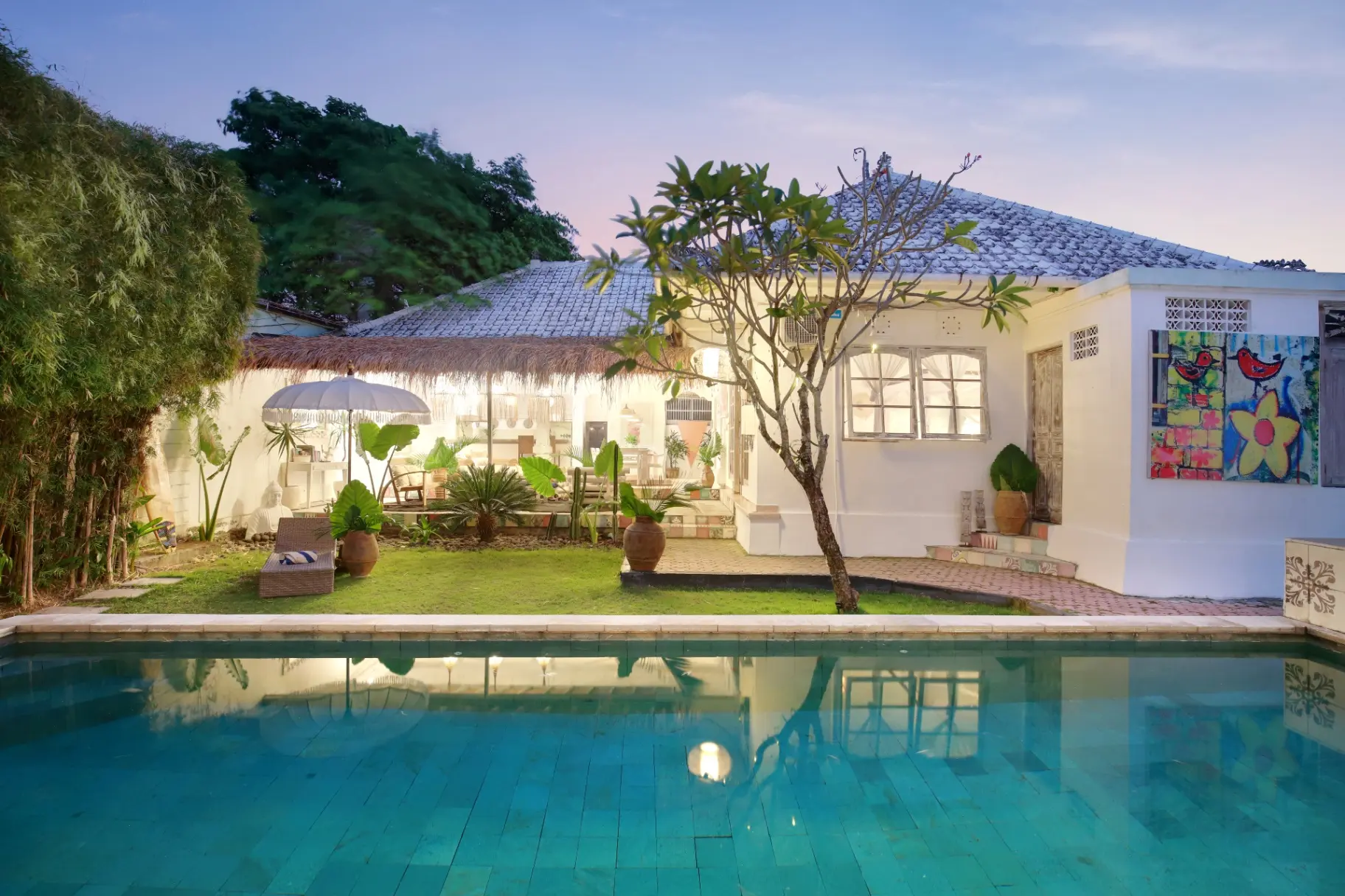 Monthly Spacious 4-Bedroom 4 bathroom Villa Opposite French School – Umalas, 4-bed villa for rent in Seminyak – photo 9 of 15