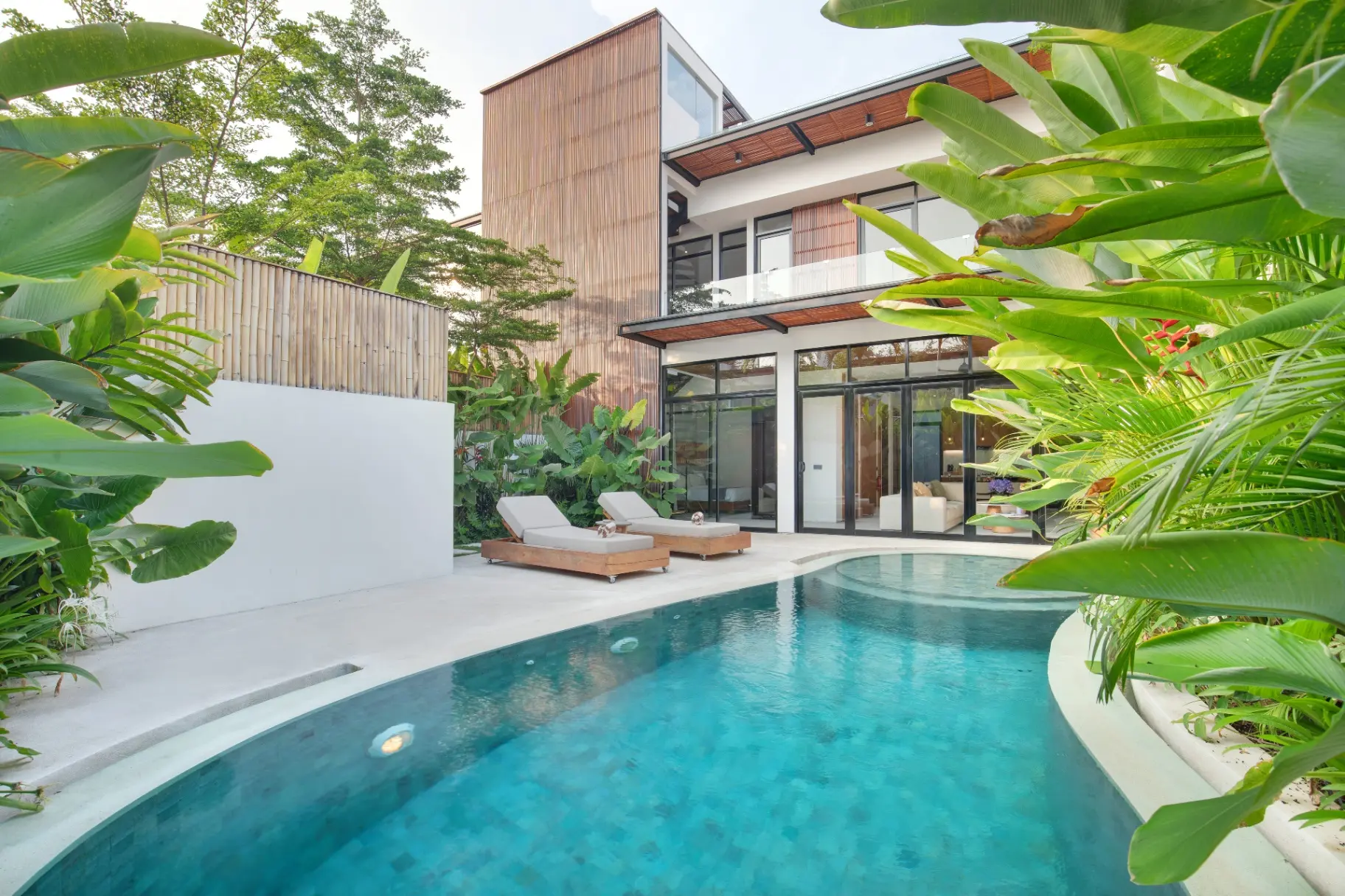 3BR Paradise Villa in Central of Canggu! +Rooftop & pool. Aquamarine Villa I, 3-bed villa for rent in Canggu – photo 4 of 15