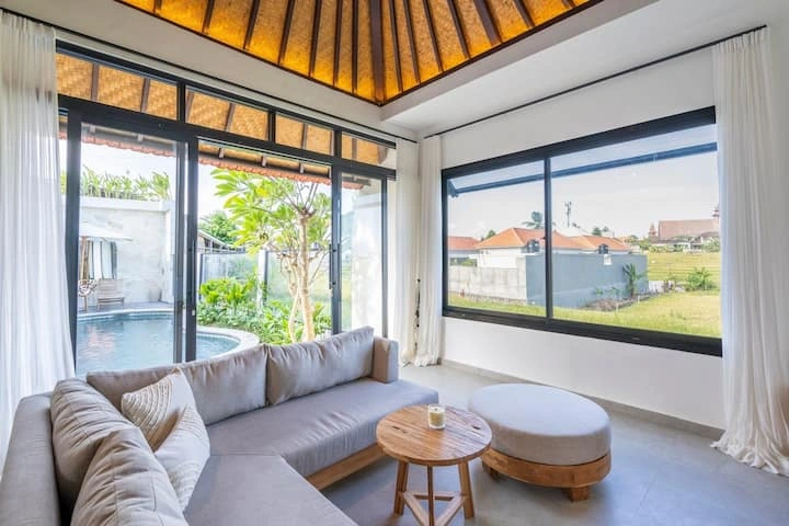 Monthly, Yearly, & Long Lease - Padonan- Brand New 2 Bedrooms Villa with View, 2-bed villa for rent in Canggu – photo 8 of 15