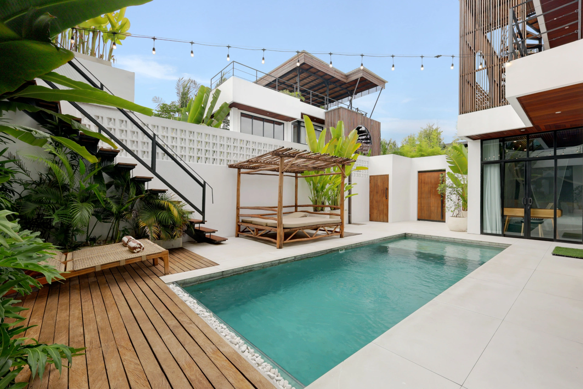 NEW Baliwood Residence 4BR Pererenan/oceanview rooftop/2mins to beach/Quiet area, 4-bed villa for rent in Pererenan – photo 2 of 15