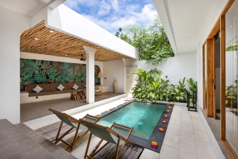 Villa Maya - 1BR Villa l Private Swimming Pool & Sunken Lounge, 1-bed villa for rent in Canggu – photo 3 of 15