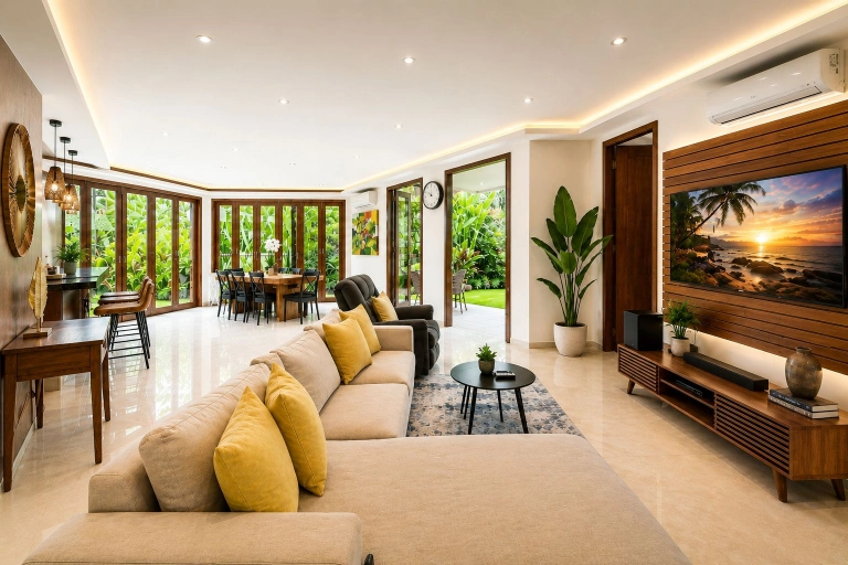 4 Bedroom Luxury Villa for Monthly and Yearly Rent in Padonan, 4-bed villa for rent in Canggu – photo 3 of 15