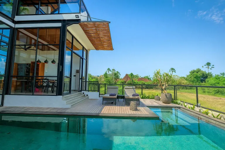 Brand New 4 Bedroom Villa with View, Idr 80 Mill/month, 4-bed villa for rent in Canggu – photo 2 of 12