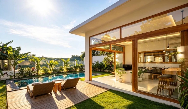 Villa For Rent 3 Bed In Tumbak Bayuh,Badung Bali, 3-bed villa for rent in Pererenan – photo 6 of 11