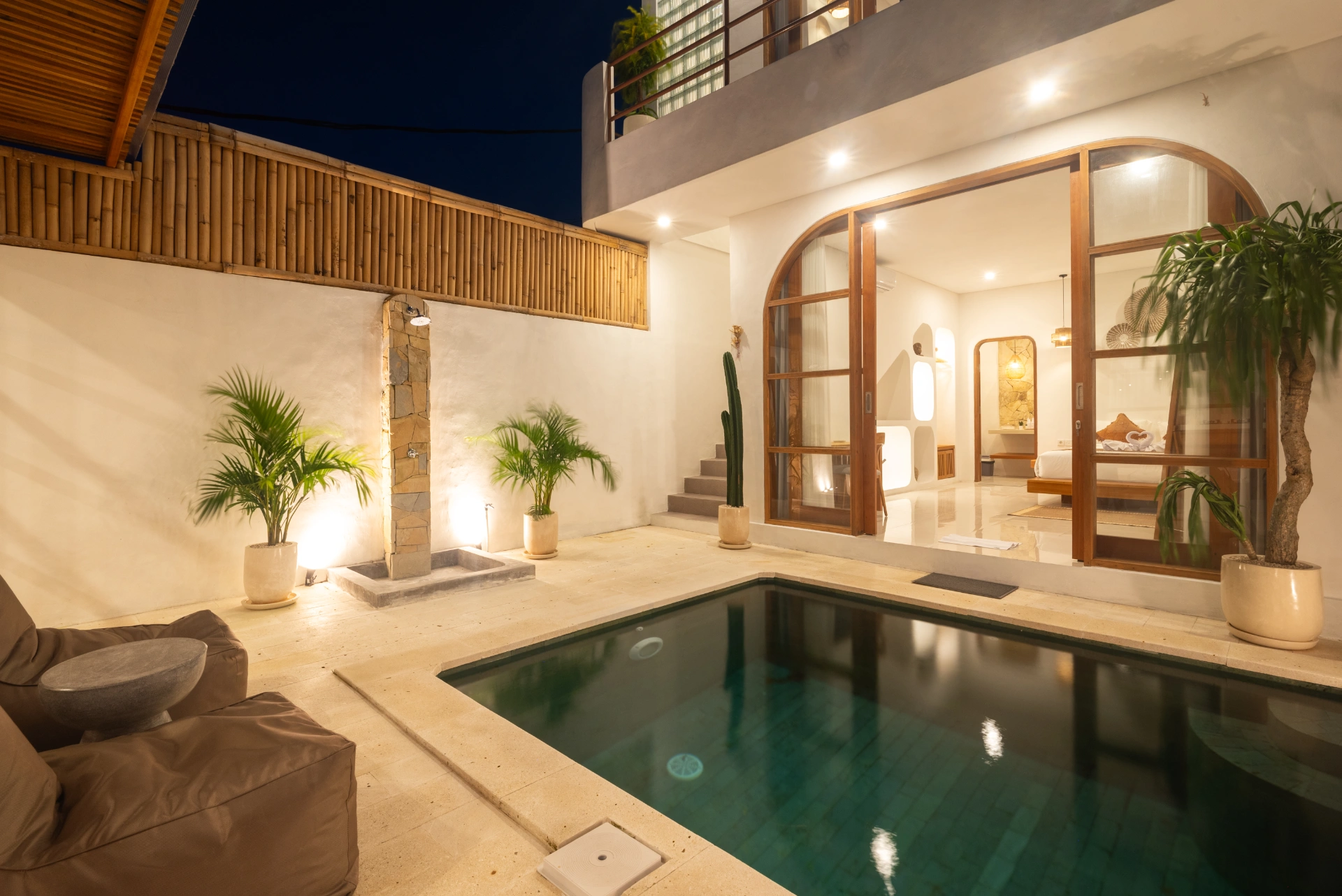 Chic 2BR Villa – Long Term Deal (40m) – Sunken Tv Lounge + Pool in, 2-bed villa for rent in Pererenan – photo 2 of 15