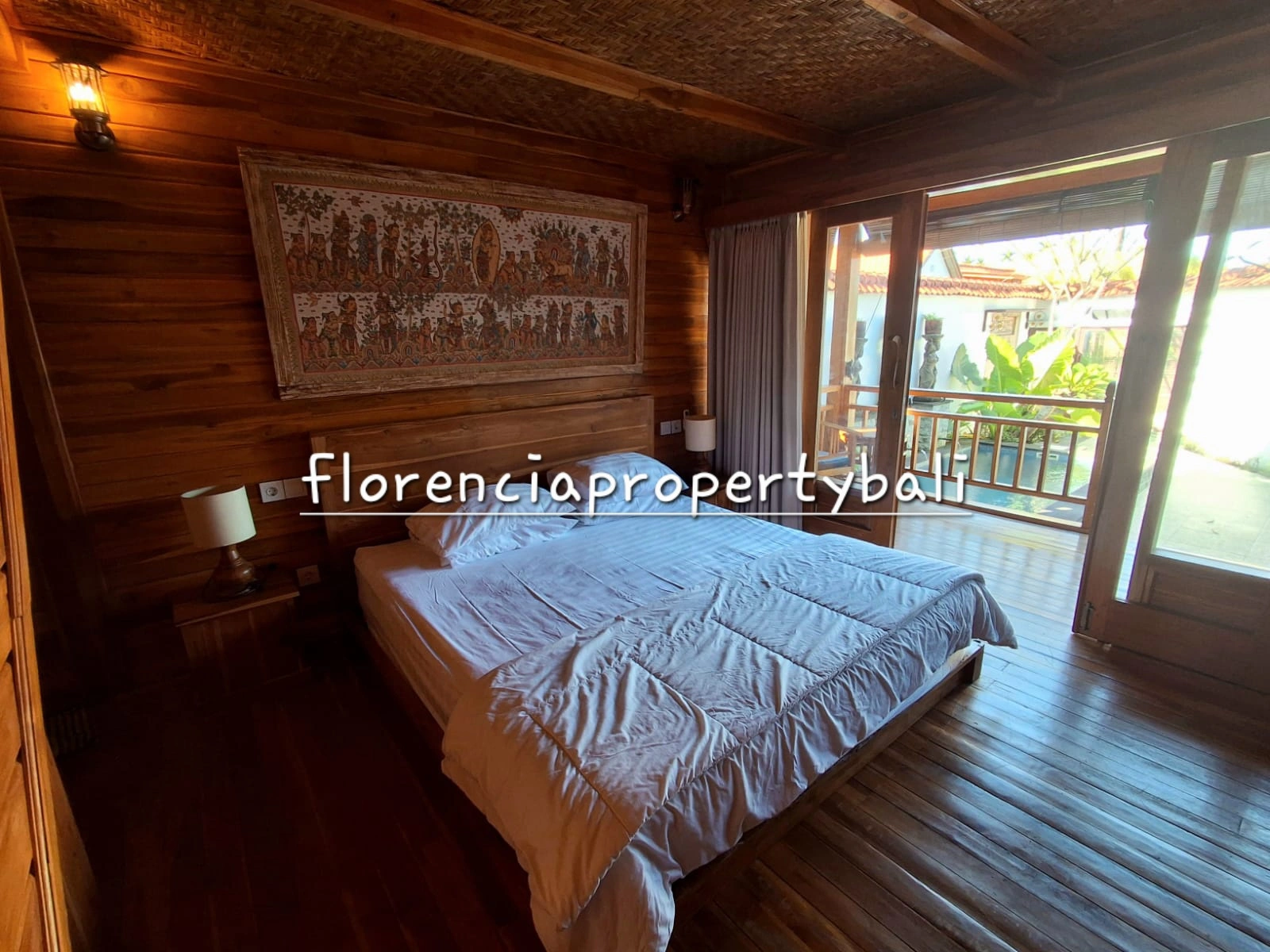 Sanur Villa | Wooden Style | 2 Bedrooms for Yearly Rental, 2-bed villa for rent in Sanur – photo 13 of 15