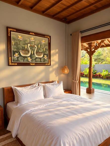 2-bed villa for rent in Tabanan