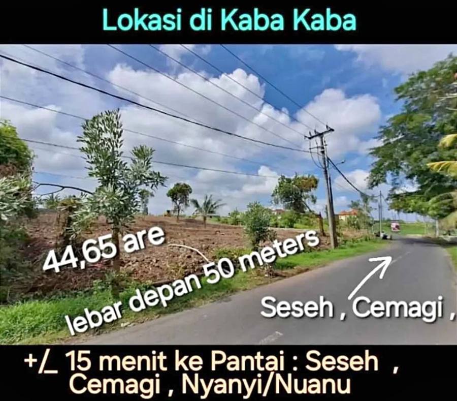 Land for sale in Tabanan